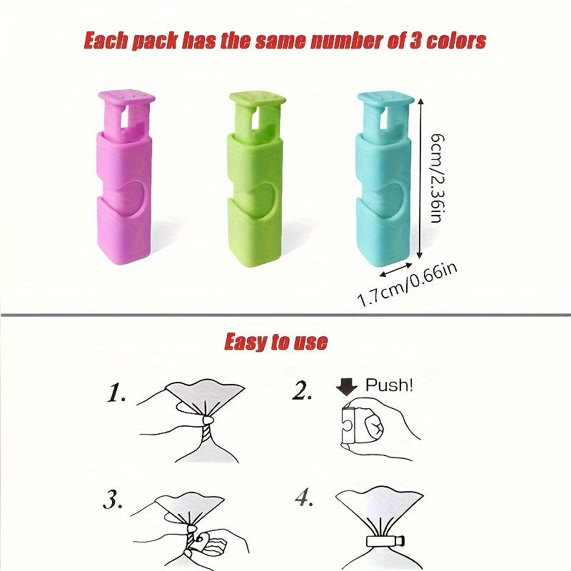 10pcs Bread Bag Clips Food Sealing Clips Kitchen Supplies