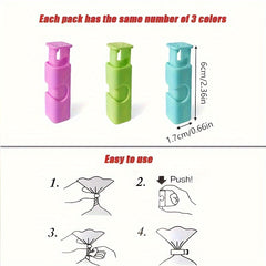 10pcs Bread Bag Clips Food Sealing Clips Kitchen Supplies