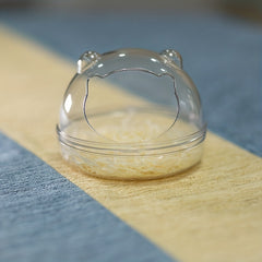 Transparent Washable Hamster Sand Bath for Nest