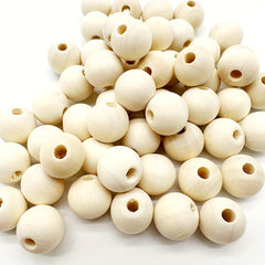 Natural Wooden Beads Round Gasket DIY Jewelry Making Accessories