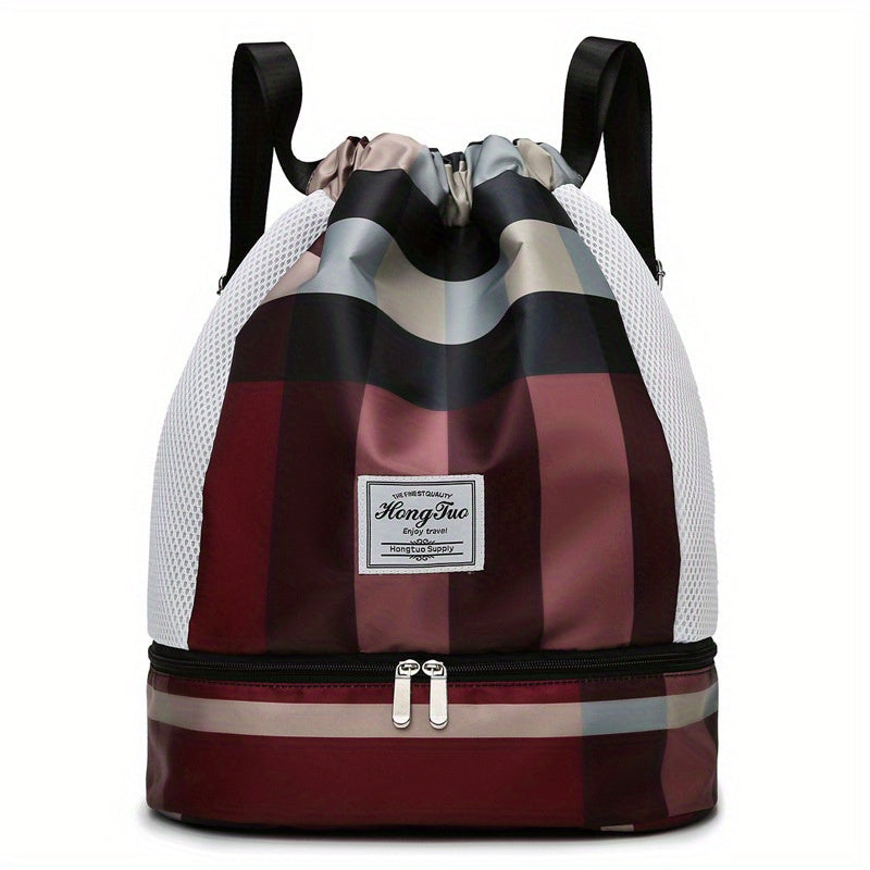 Waterproof Storage Backpack Portable Graphic Print Storage Bag