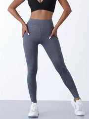 Butt Lifting Cropped Yoga Pants High Stretch Slim Fit Sports Yoga Leggings
