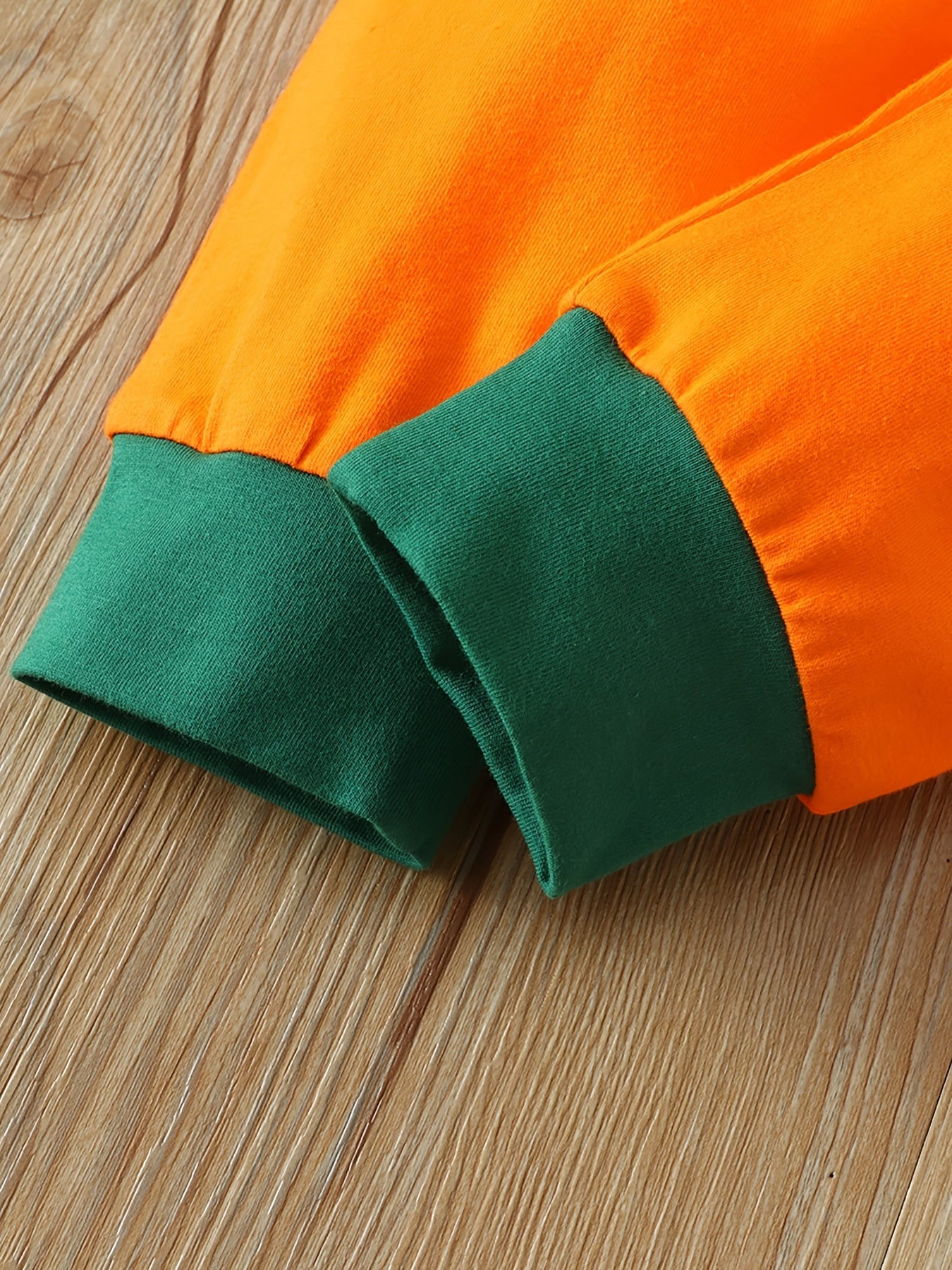 Toddler Boy's Halloween Outfit 2pcs Cotton Set Pumpkin Pattern Kid's Clothes