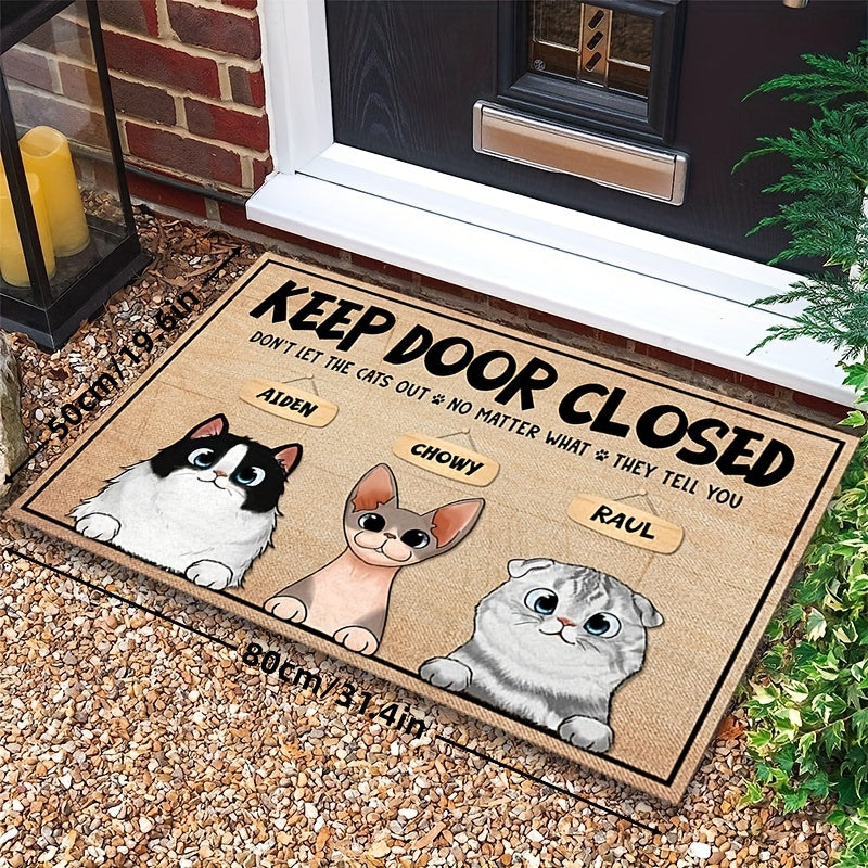 Creative Animal Floor Mat Wear-Resistant Entry Door Mat