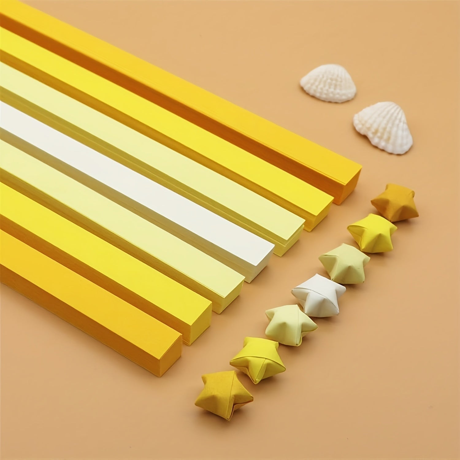 DIY Origami Star Paper Strips Crafting Kit - Make Your Own Lucky Stars