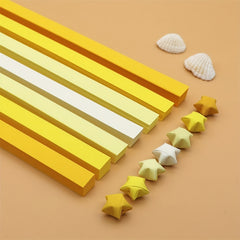 DIY Origami Star Paper Strips Crafting Kit - Make Your Own Lucky Stars