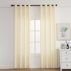 1pc Solid Blackout Curtain Suitable For Home Decor