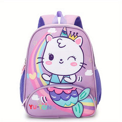 Kids' Princess Mermaid Dinosaur Backpack Large Capacity Lightweight School Bag