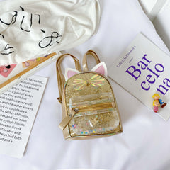 Kids Sequin Backpack Cartoon Travel School Bag