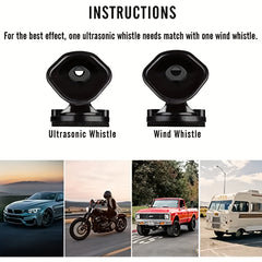 2pcs Ultrasonic Car Deer Whistle Auto Safety Repeller