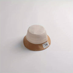 Kids Drawstring Mesh Fisherman's Hat Sunscreen Bucket Cap