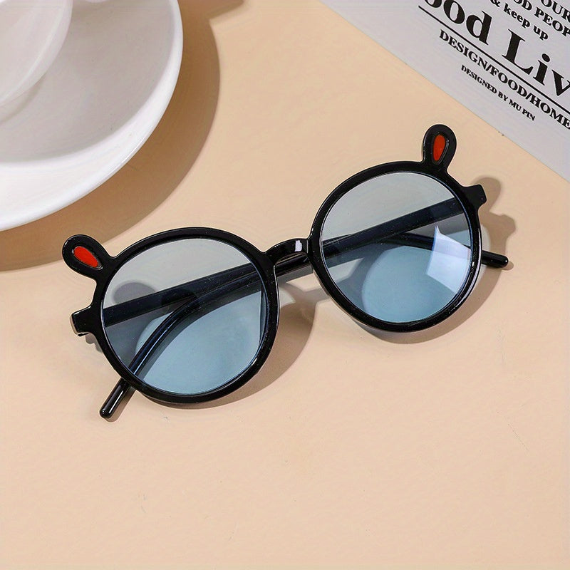 Kids Bear Sunglasses UV Protection Fun Colorful Hinge Joint Sunglasses