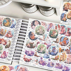 50pcs Flower Elf Stickers For Luggage Notebook Decor