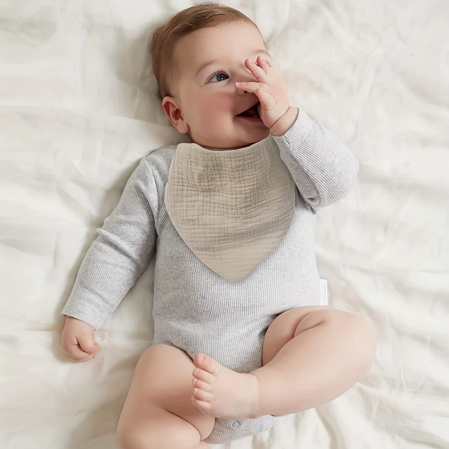 8pcs Muslin Baby Bandana Drool Bibs 100 Cotton Absorbent Bibs Set For Baby Girls