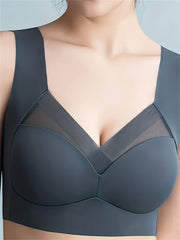 Comfy Mesh Wireless Push Up Intimates Bra