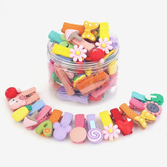 26pcs Girls Hair Clip Cartoon Hairpin Side Clip Hair Accessories