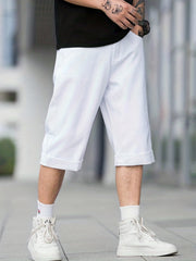 Men's Classic Cuffed Denim Shorts