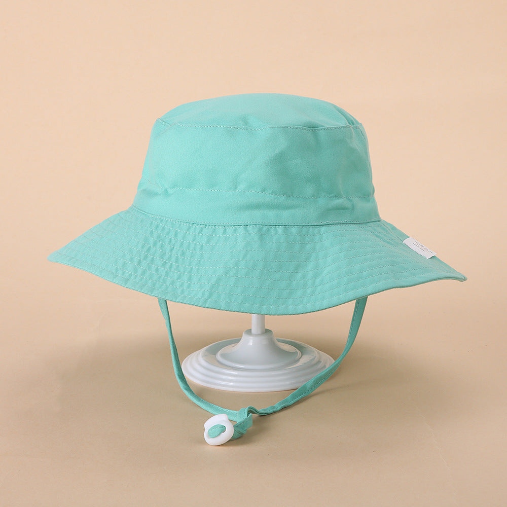 Toddler Baby Bucket Hat Adjustable Fisherman Hat Summer Wide Brim Beach