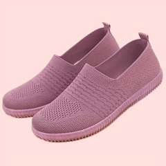 Women's Breathable Knit Slip On Sneakers Lightweight Walking Shoes