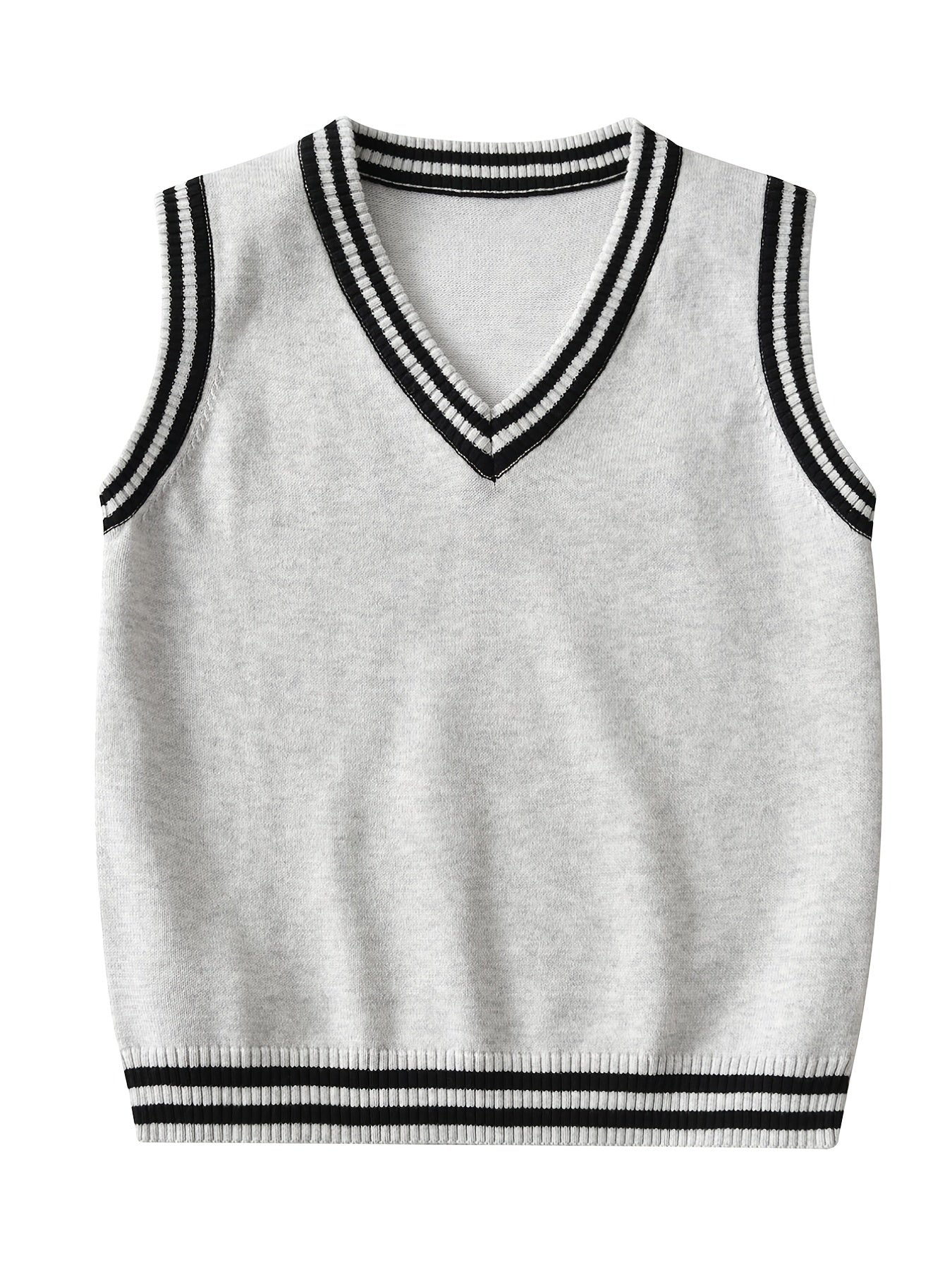 Kids V Neck Sweater Vest Boys Girls
