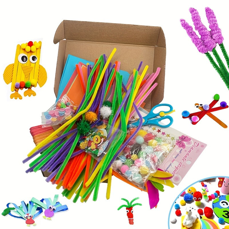 DIY Children's Toys Set Craft Art Decoration Twisted Stick