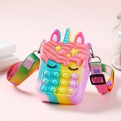 Pop Fidget Backpack Toy Bag For Shoulder Decompress