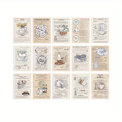 30 Retro Plant Material Packs - DIY Decorations