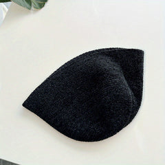 Kids Knitted Plain Basin Hat for Autumn/Winter