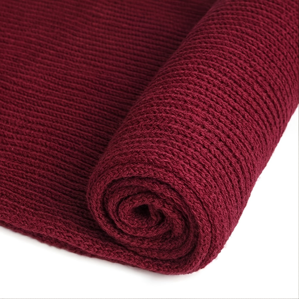 Winter Warm Solid Scarf for Men and Women