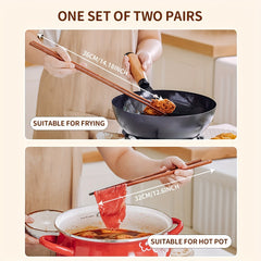 Red Sandalwood Long Chopsticks Non-slip Wooden Hot Pot Frying Chopsticks