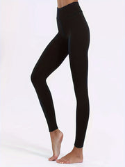 Women's Thermal Fleece Lined High Waist Yoga Leggings Winter Warm Tights