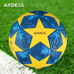 PU Leather Seamless Soccer Ball Standard Size 5 Game Weight Durable Football