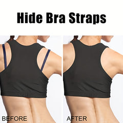 Invisible Bra Strap Clips Non-slip Buckles for Braless Look