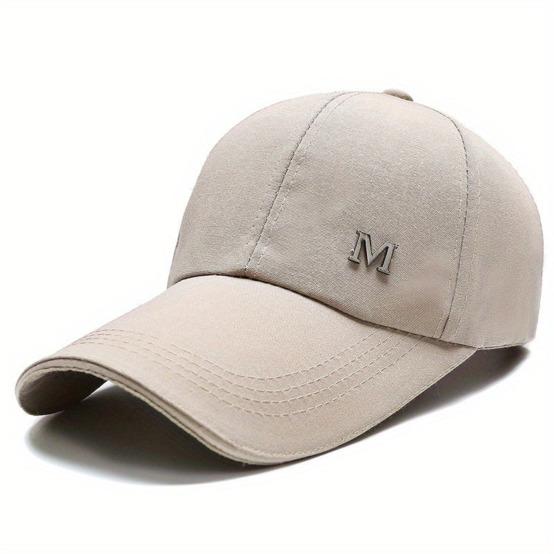 Adjustable Iron Mark M' Baseball Cap Outdoor Fishing