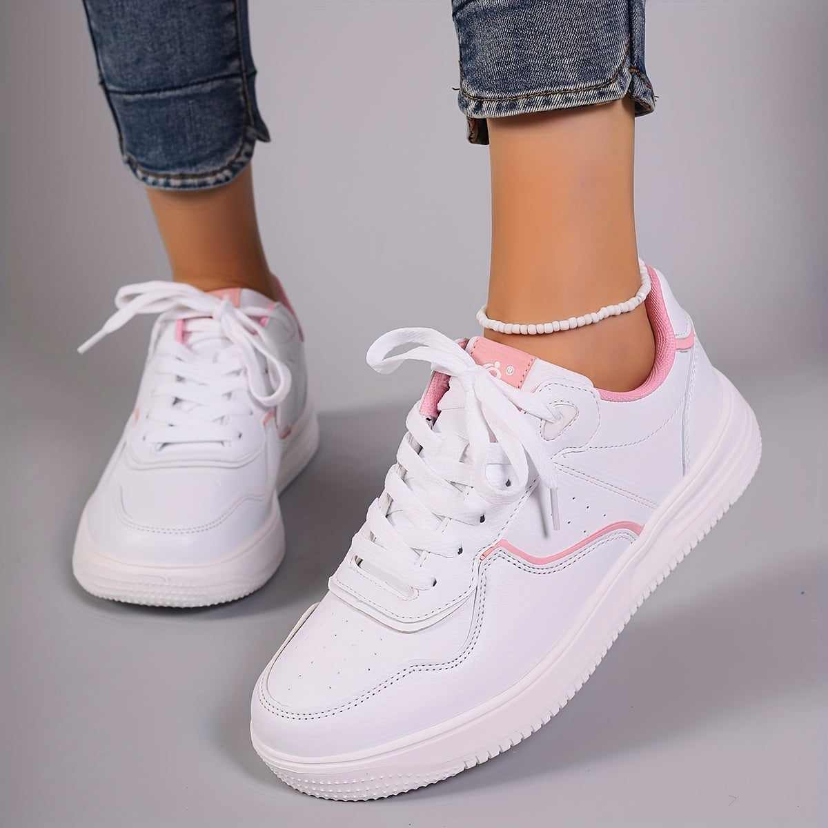 Women's Thick Bottom Skate Shoes Lightweight Casual Sport Shoes