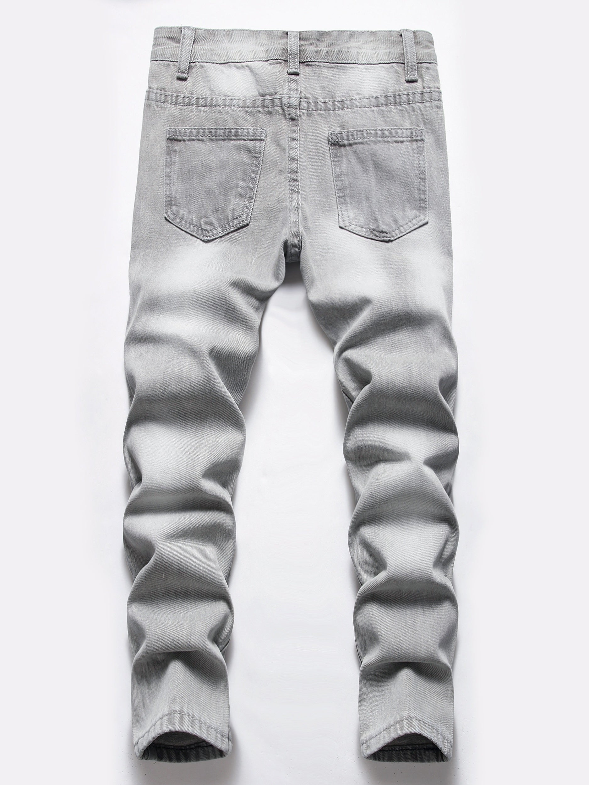Boys Ripped Jeans Distressed Denim Pants Kids Clothes