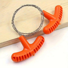 Stainless Steel Wire Saw Mini Pocket Saw Camping Survival Equipment