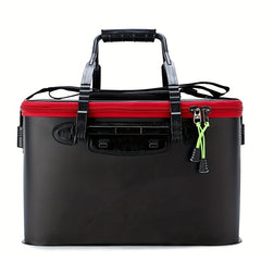 Foldable Fishing Bucket For Bait And Tackle Storage