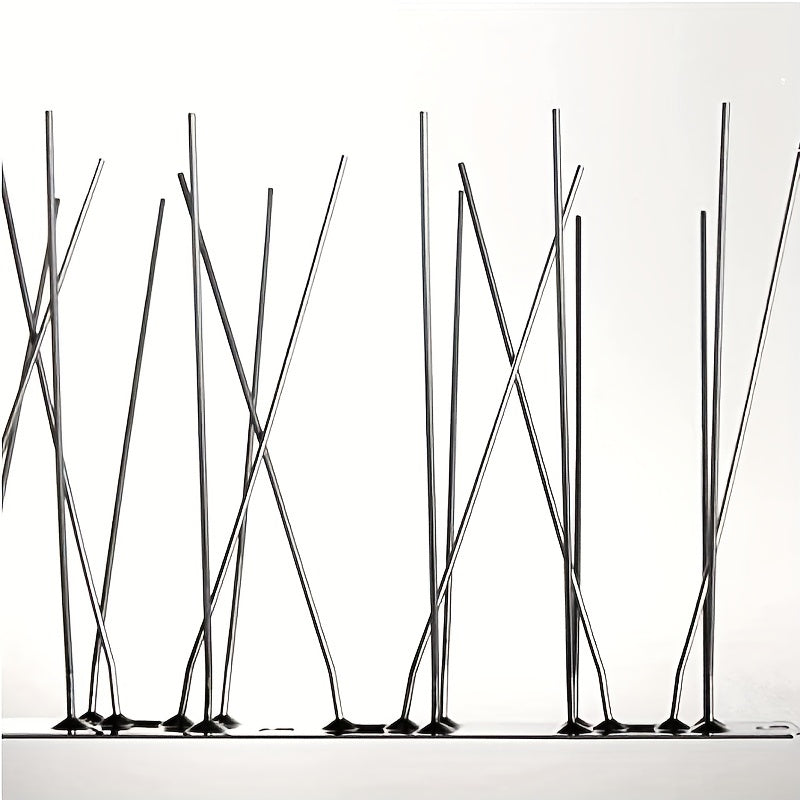 Bird Spikes Set Deters Small Birds Crows & Woodpeckers Roof Fence Window Cover