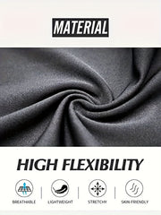 Men's 3 4 Compression Pants Quick Dry Base Layer Sportswear