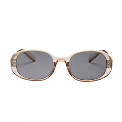 Chunky Oval Frame Retro Sunglasses