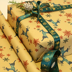 Christmas Ribbons Printed Ribbon Gift Wrapping Decoration