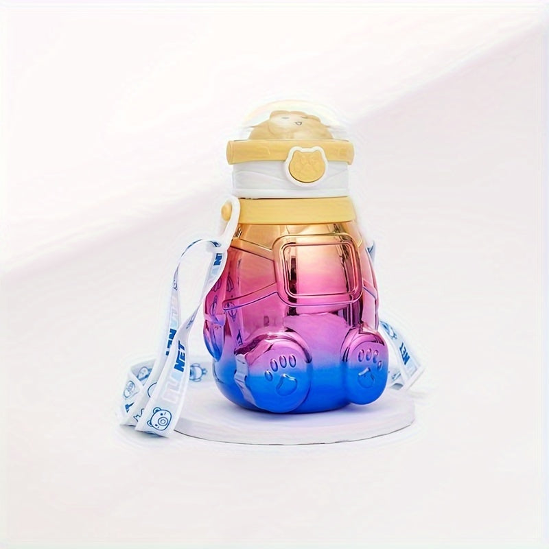 Gradient Water Cup Cartoon Leakproof Bottle
