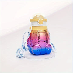 Gradient Water Cup Cartoon Leakproof Bottle