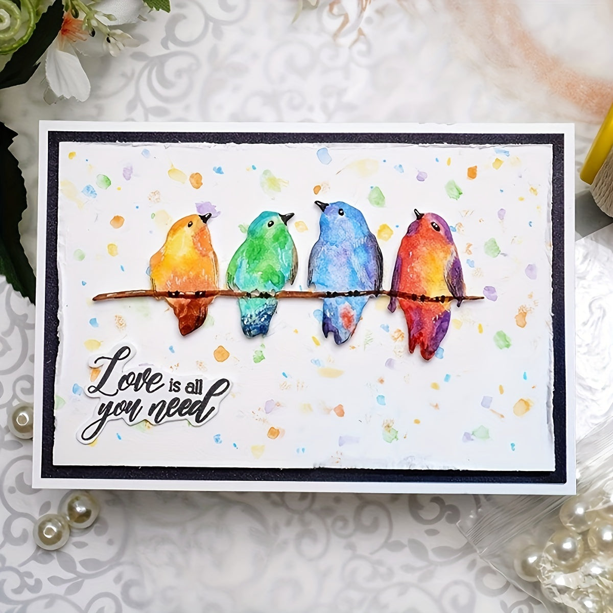 Birds Metal Cutting Die Scrapbook DIY Albums Embossing Stencils