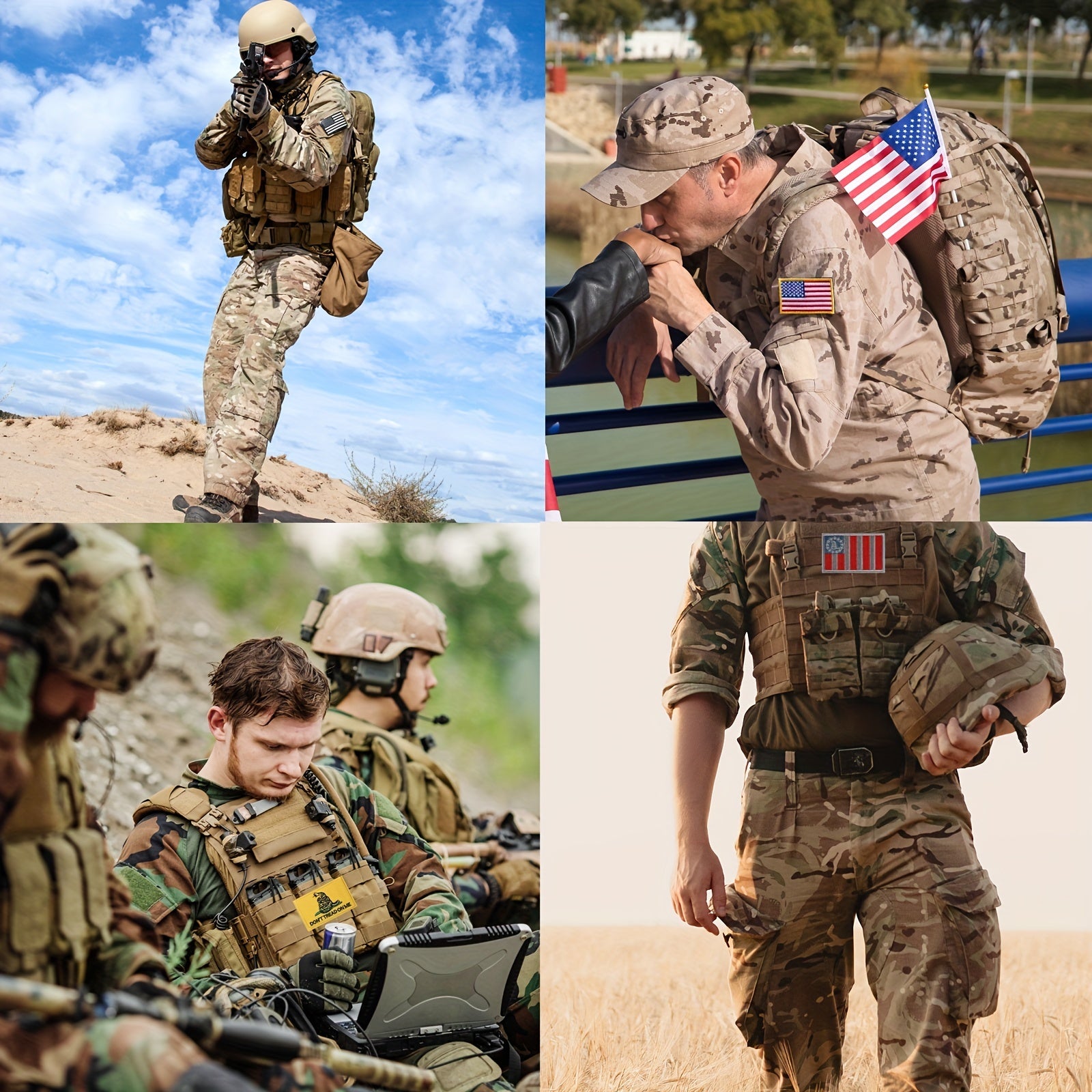 J CARP 20pcs Random Tactical Morale Patch Set