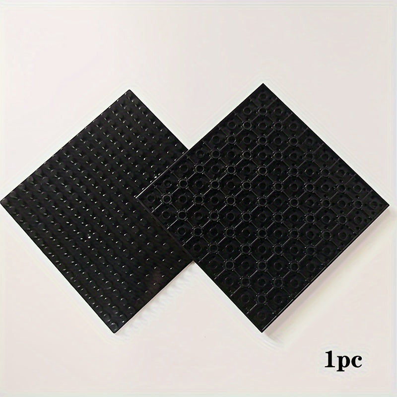 Double Sided 12x12 Building Block Base Plate with Toy Accessories