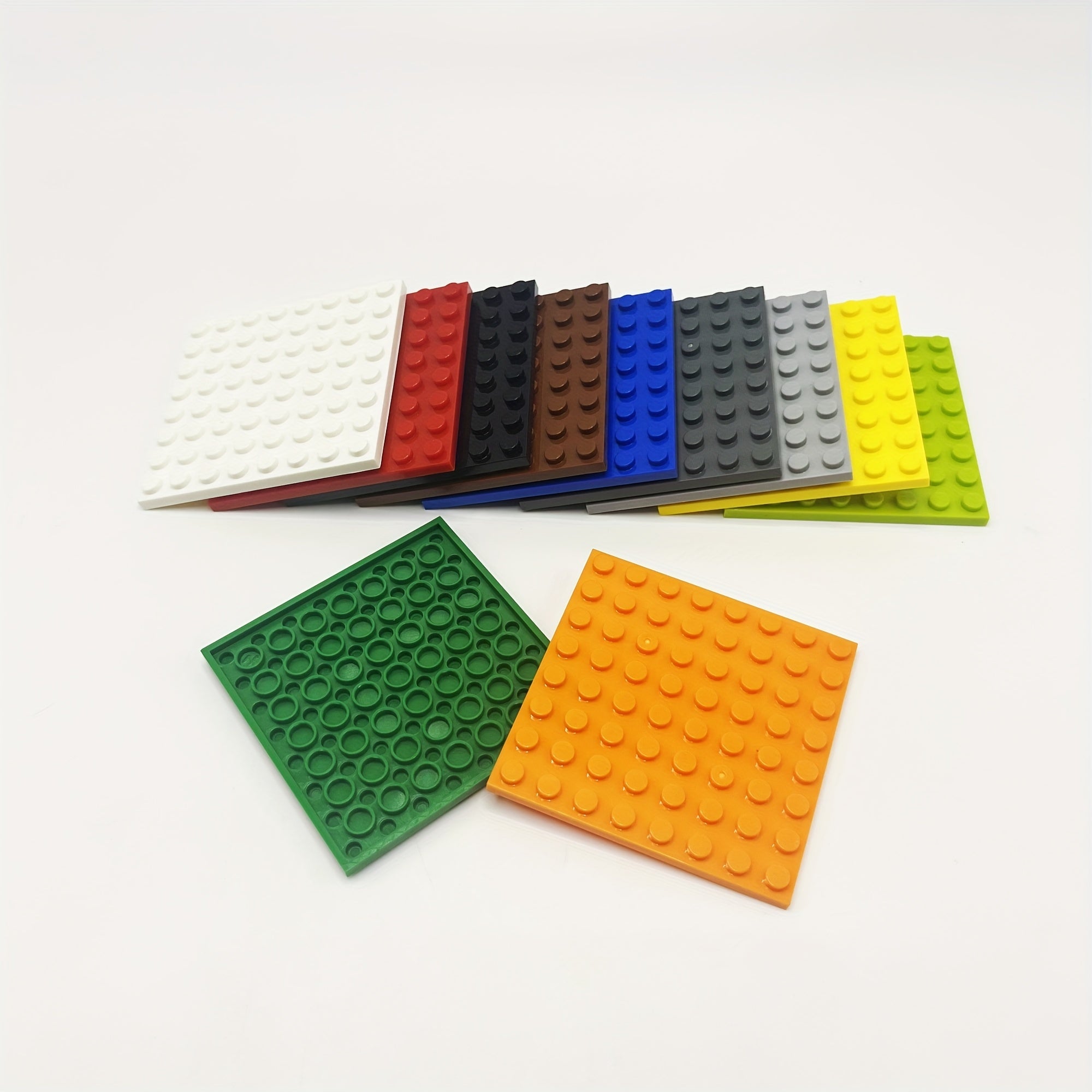10pcs Double Sided Baseplate Building Blocks Educational Toys Gift
