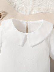 Baby Boy's 2pc Set Flip Collar Top & Pants