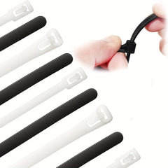 Adjustable Nylon Ties in Various Colors - Pack of 30, 60, or 90